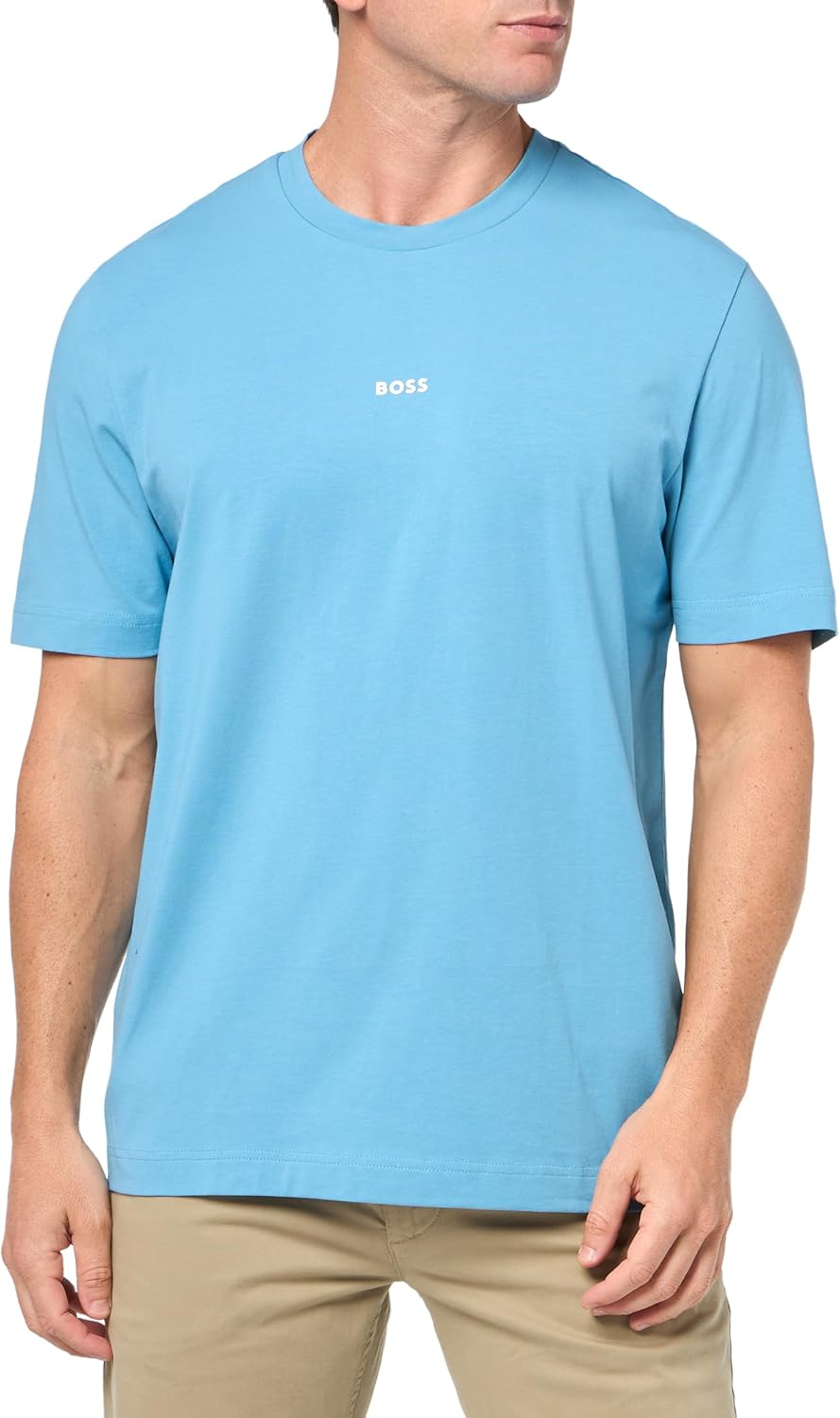 Мужская хлопковая футболка BOSS с логотипом на груди, стандартного кроя, Niagara Blue, Синий, Мужская хлопковая футболка BOSS с логотипом на груди, стандартного кроя, Niagara Blue
Мужская хлопковая футболка BOSS с логотипом на груди, стандартного кроя, Niagara Blue, Синий, Мужская хлопковая футболка BOSS с логотипом на груди, стандартного кроя, Niagara Blue