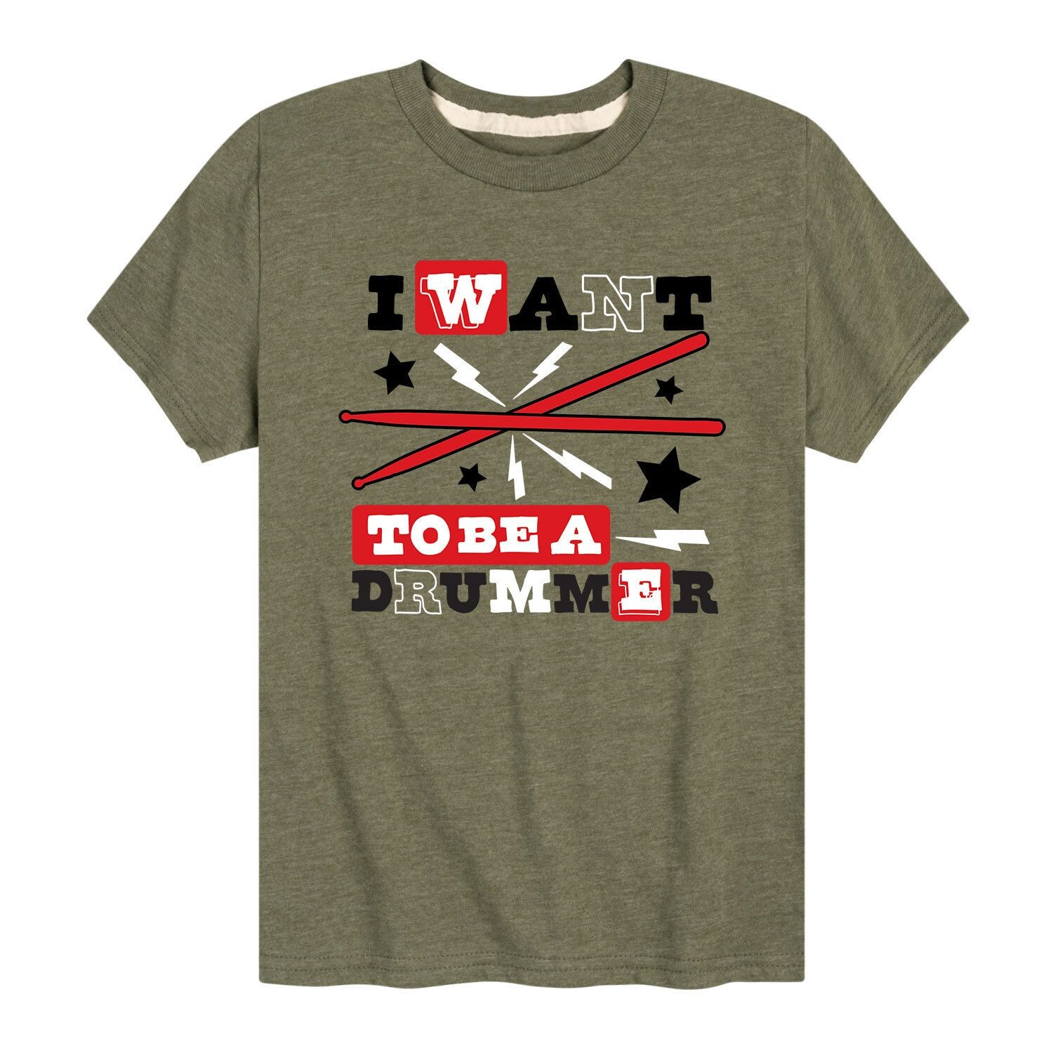 Футболка с рисунком для мальчиков 8–20 лет «Хочу стать барабанщиком» Licensed Character
Футболка с рисунком для мальчиков 8–20 лет «Хочу стать барабанщиком» Licensed Character