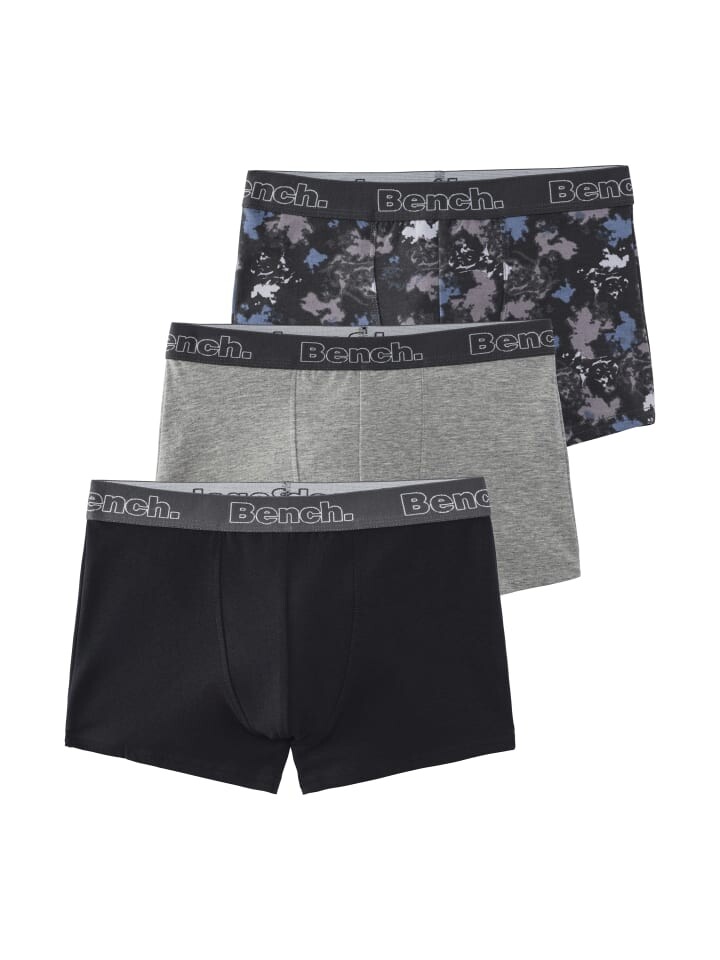 Боксерские трусы Bench, цвет schwarz/grau/gemustert
Боксерские трусы Bench, цвет schwarz/grau/gemustert