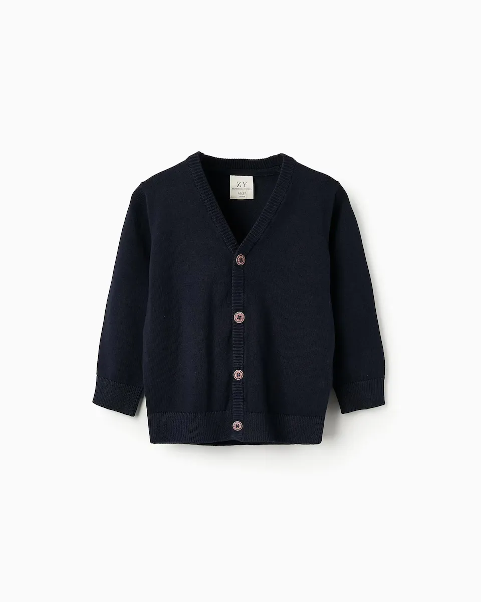 Вязаная куртка для мальчика с заплатками на локтях и застежкой на пуговицы Zippy, темно-синий
Вязаная куртка для мальчика с заплатками на локтях и застежкой на пуговицы Zippy, темно-синий