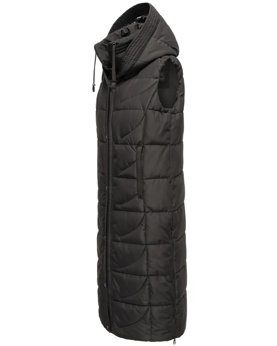 Стеганый жилет Navahoo "Крендель", теплый, длинный женский уличный жилет с капюшоном, черный
Стеганый жилет Navahoo "Крендель", теплый, длинный женский уличный жилет с капюшоном, черный