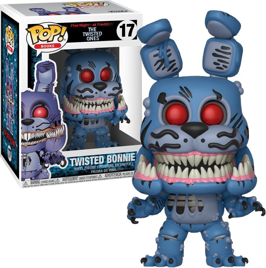 Funko POP! Книги, коллекционная фигурка, Five Nights at Freddy's, Twisted Ones Bonnie, 17 лет
Funko POP! Книги, коллекционная фигурка, Five Nights at Freddy's, Twisted Ones Bonnie, 17 лет