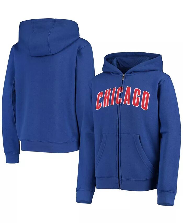 Толстовка с капюшоном на молнии с надписью Big Boys and Girls Royal Chicago Cubs Team Outerstuff
Толстовка с капюшоном на молнии с надписью Big Boys and Girls Royal Chicago Cubs Team Outerstuff