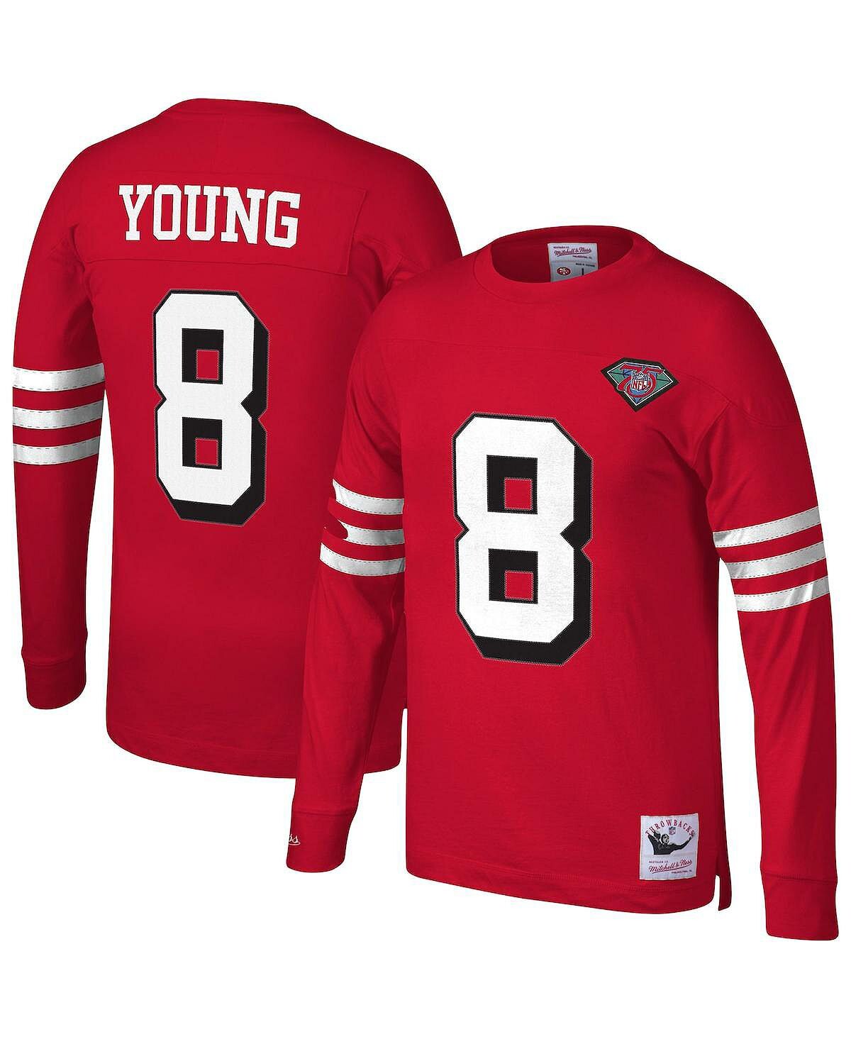Мужская футболка Steve Young Scarlet San Francisco 49ers с именем и номером игрока в отставке с длинными рукавами Mitchell & Ness
Мужская футболка Steve Young Scarlet San Francisco 49ers с именем и номером игрока в отставке с длинными рукавами Mitchell & Ness