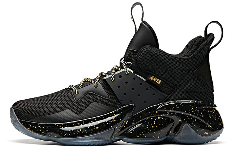 Баскетбольные кроссовки мужские среднего размера, черные/золотые Anta
Баскетбольные кроссовки мужские среднего размера, черные/золотые Anta
