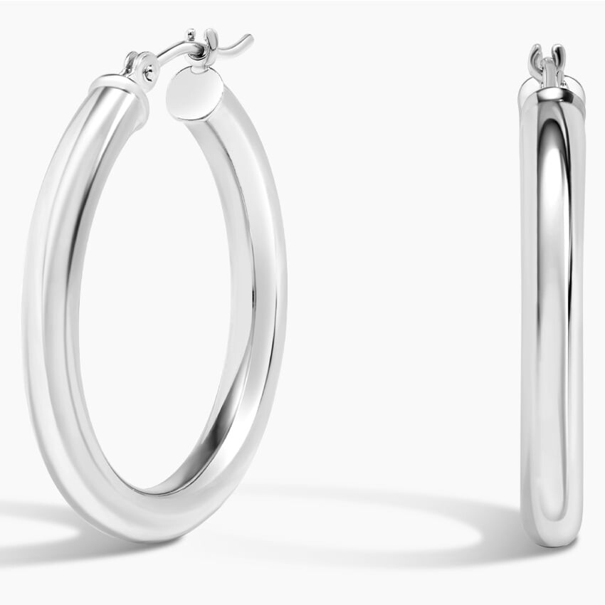 Маленькие идеальные серьги-кольца 3 мм Brilliant Earth
Маленькие идеальные серьги-кольца 3 мм Brilliant Earth