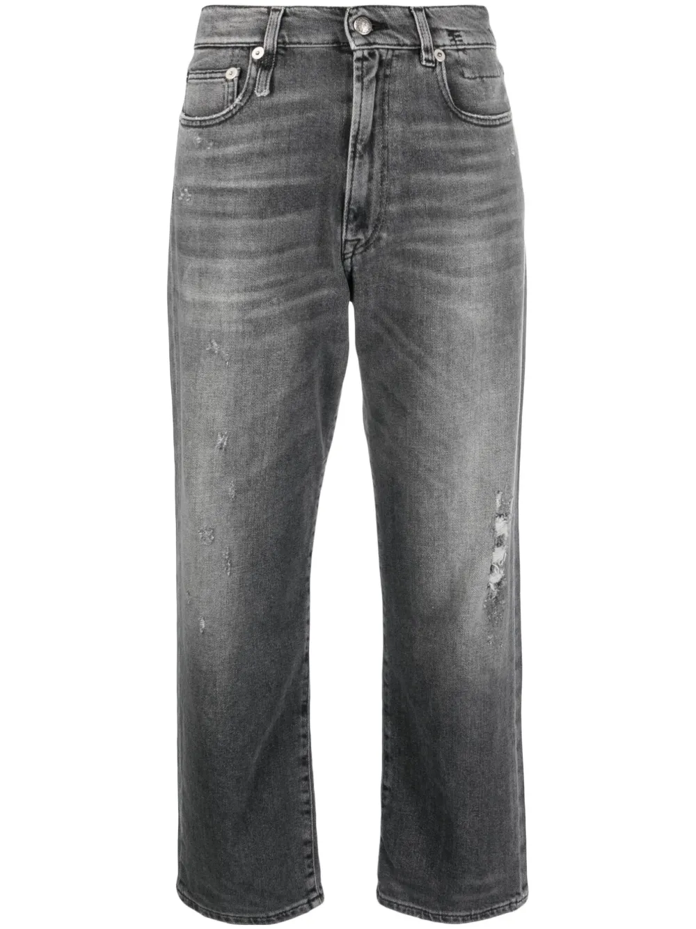 Укороченные джинсы бойфренды R13, серый
Укороченные джинсы бойфренды R13, серый