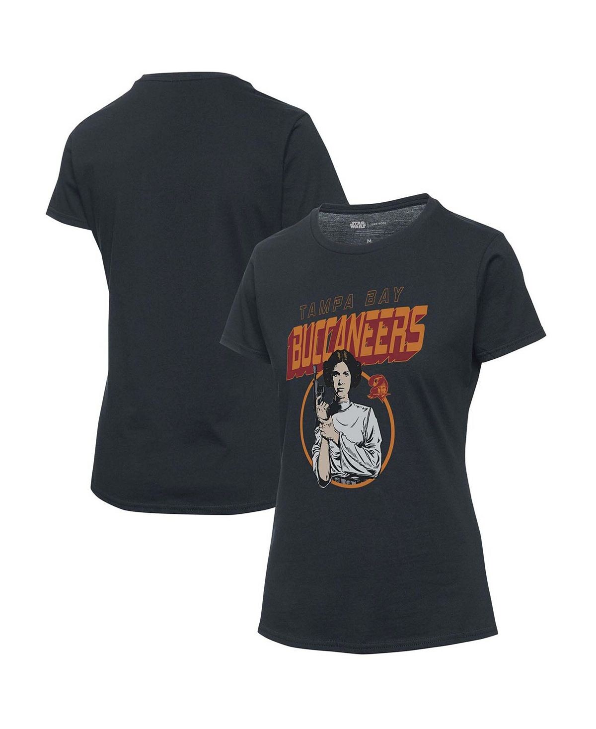 Женская черная футболка Tampa Bay Buccaneers Disney Star Wars Princess Leia Junk Food, черный
Женская черная футболка Tampa Bay Buccaneers Disney Star Wars Princess Leia Junk Food, черный