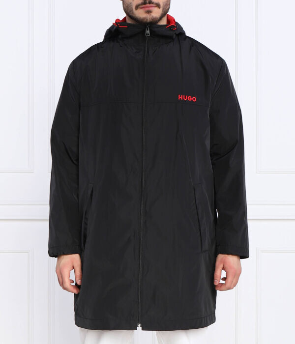 Куртка мужская Hugo средней длины с капюшоном, черный
Куртка мужская Hugo средней длины с капюшоном, черный