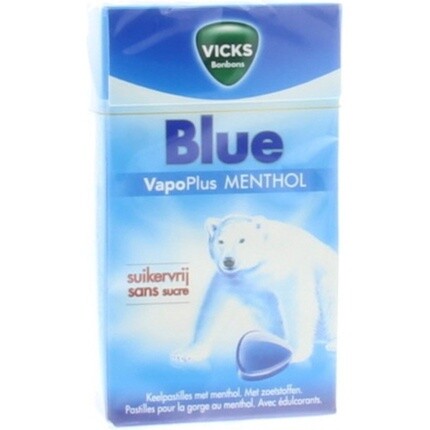 Vicks Blue – Ментол – Без сахара
Vicks Blue – Ментол – Без сахара