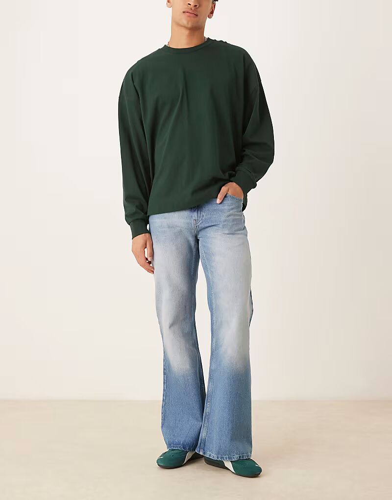 Широкие расклешенные джинсы ASOS DESIGN в винтажном стиле
Широкие расклешенные джинсы ASOS DESIGN в винтажном стиле