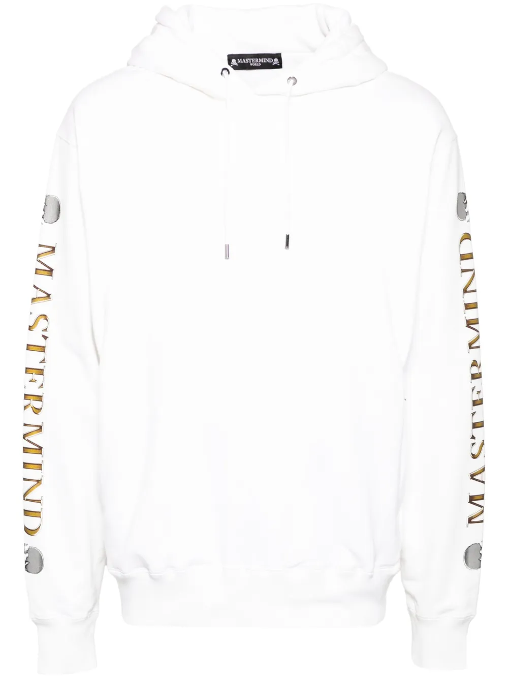 Худи с логотипом Mastermind World, белый 
Худи с логотипом Mastermind World, белый