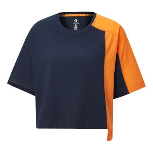 Футболка capsule series splicing contrasting colors round neck short sleeve blue Converse, синий
Футболка capsule series splicing contrasting colors round neck short sleeve blue Converse, синий