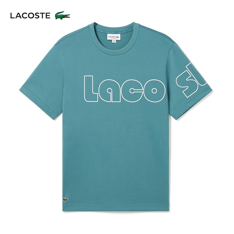 Футболка мужская хлопковая Lacoste с короткими рукавами и буквенным принтом, синий
Футболка мужская хлопковая Lacoste с короткими рукавами и буквенным принтом, синий