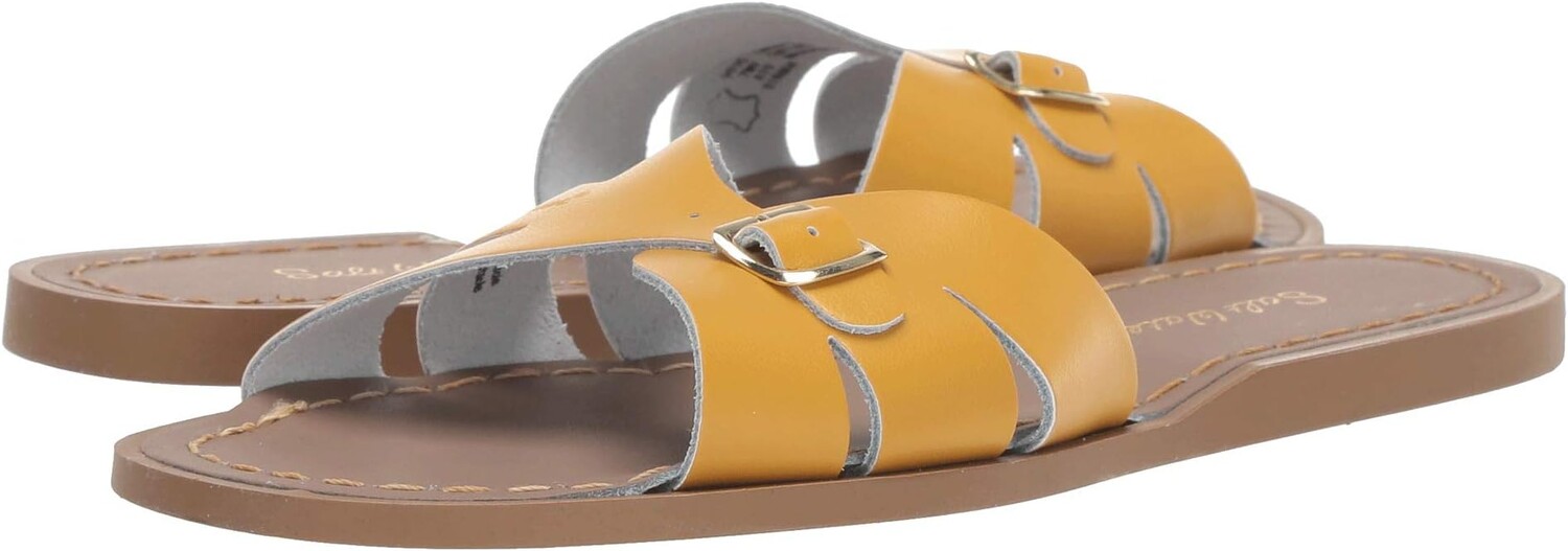 Сандалии на плоской подошве Classic Slide Salt Water Sandal by Hoy Shoes, цвет Mustard 
Сандалии на плоской подошве Classic Slide Salt Water Sandal by Hoy Shoes, цвет Mustard