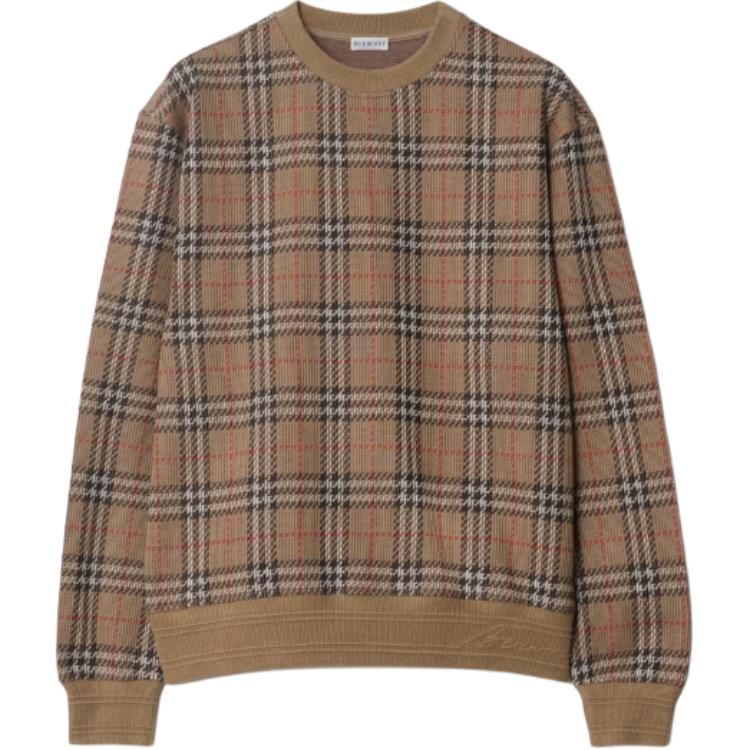 Винтажный клетчатый свитер Burberry, коричневый
Винтажный клетчатый свитер Burberry, коричневый