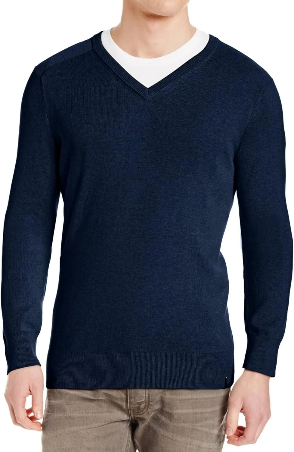 Calvin Klein Sportswear мужской свитер с шевронными манжетами
Calvin Klein Sportswear мужской свитер с шевронными манжетами