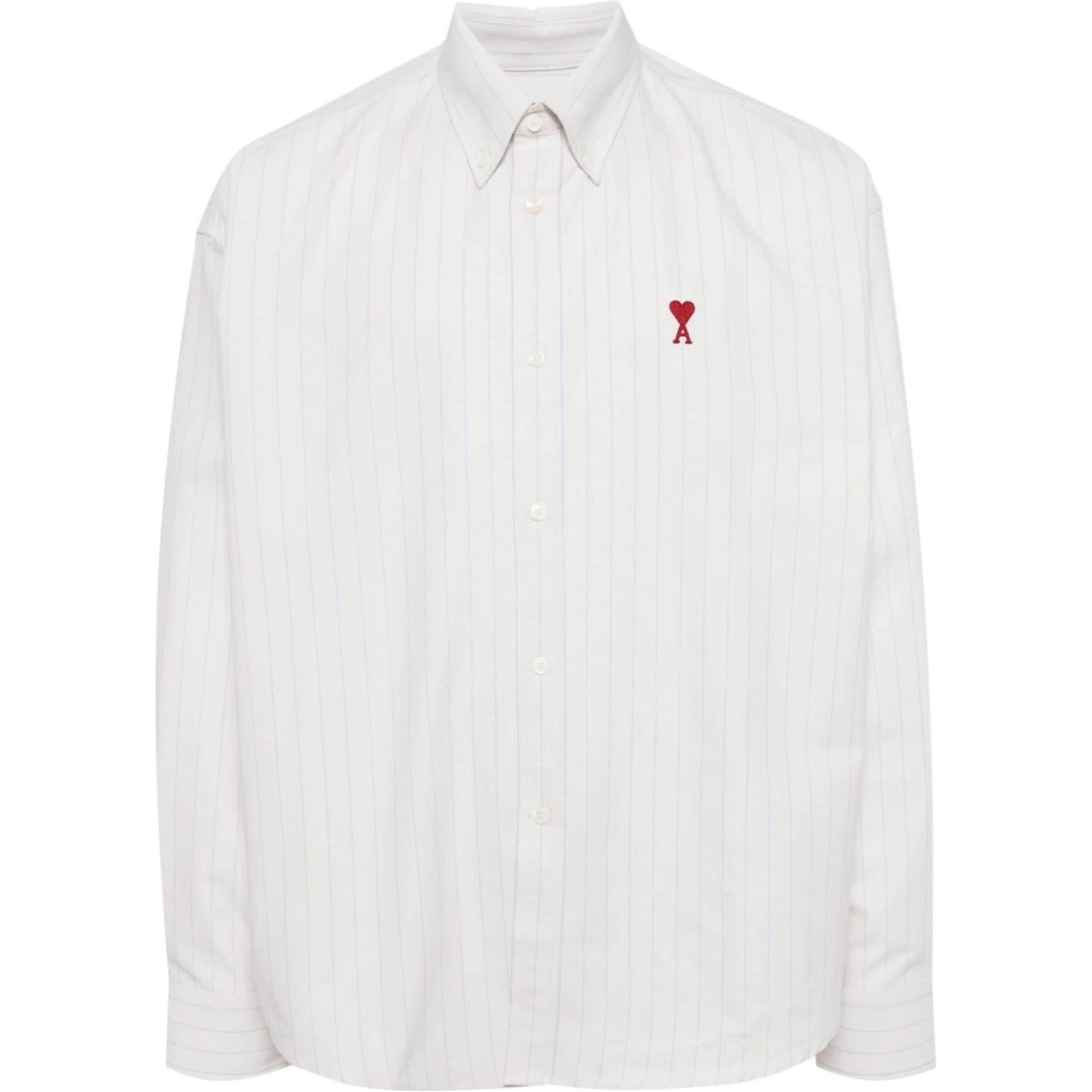 Футболка Ami Logo с детализированной полосой AMIPARIS, белая
Футболка Ami Logo с детализированной полосой AMIPARIS, белая