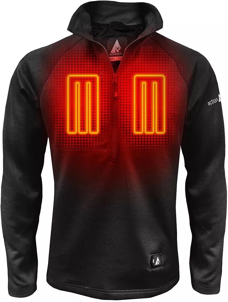 Мужская толстовка на молнии ActionHeat с питанием от батареи 5 В с подогревом и половинной молнией, черный
Мужская толстовка на молнии ActionHeat с питанием от батареи 5 В с подогревом и половинной молнией, черный