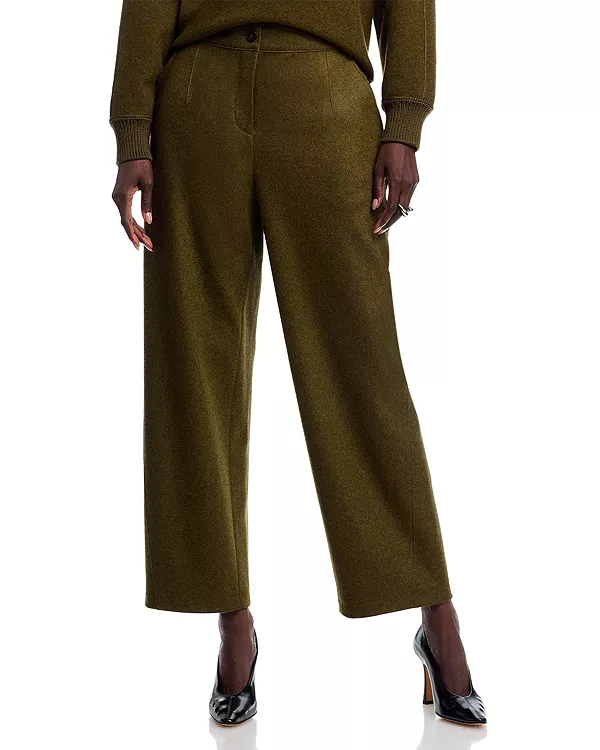 Брюки из эластичной шерсти и кашемира с укороченными штанинами. Lafayette 148 New York, зеленый
Брюки из эластичной шерсти и кашемира с укороченными штанинами. Lafayette 148 New York, зеленый