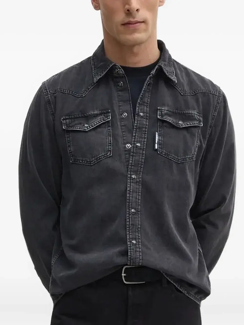 Джинсовая рубашка с длинными рукавами KARL LAGERFELD, черный
Джинсовая рубашка с длинными рукавами KARL LAGERFELD, черный