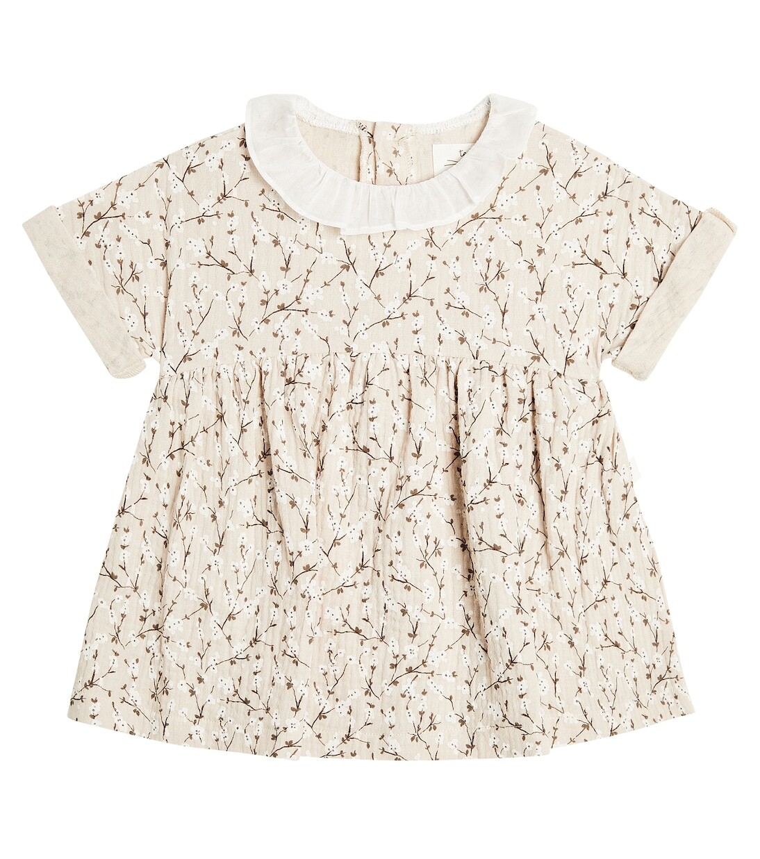 Детское хлопковое платье с цветочным принтом Il Gufo, бежевый
Детское хлопковое платье с цветочным принтом Il Gufo, бежевый