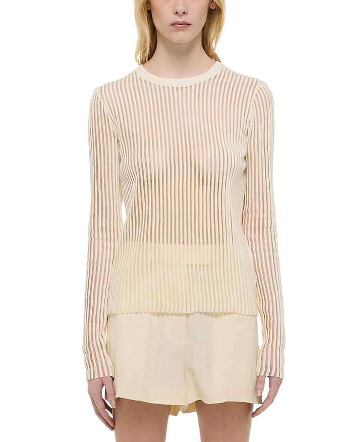 Свитер с теневой полоской Helmut Lang, слоновая кость/кремовый
Свитер с теневой полоской Helmut Lang, слоновая кость/кремовый