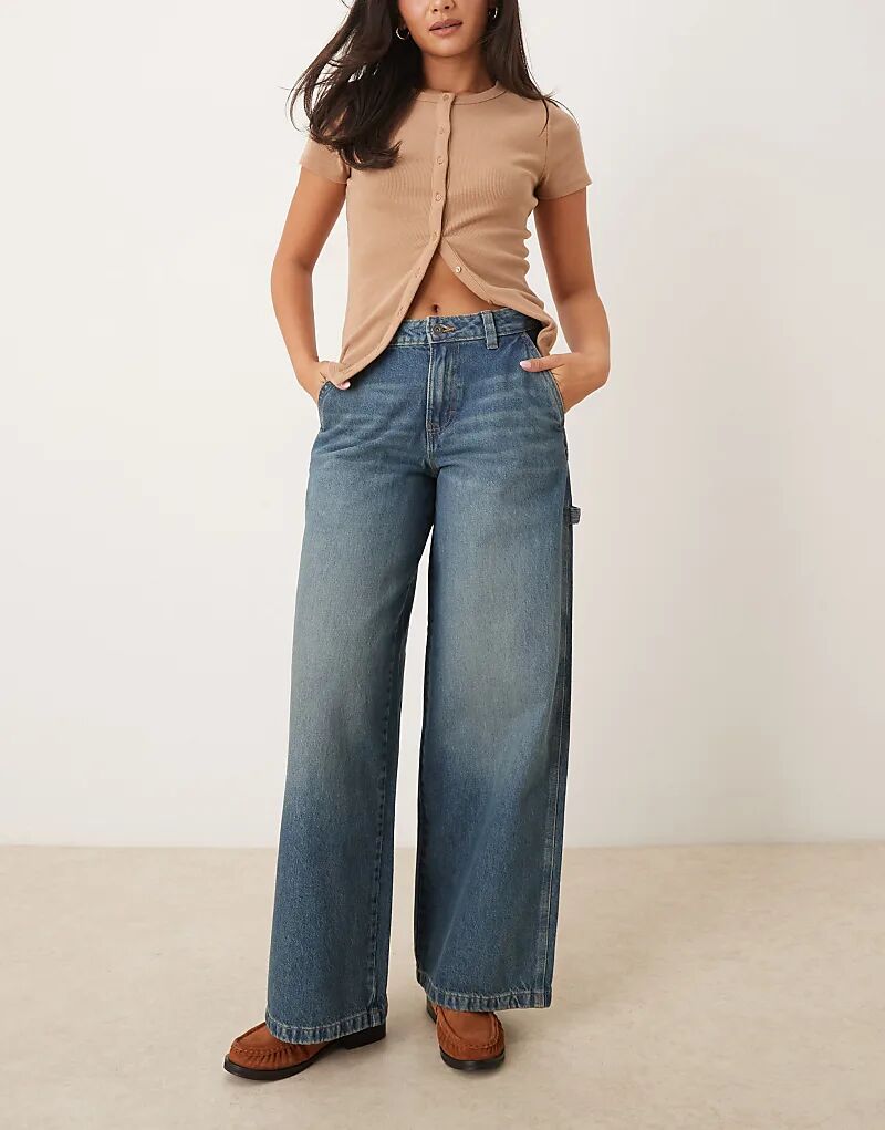 Джинсы Dickies Hilham Wide Fit Denim цвета стираного хаки с синим оттенком
Джинсы Dickies Hilham Wide Fit Denim цвета стираного хаки с синим оттенком