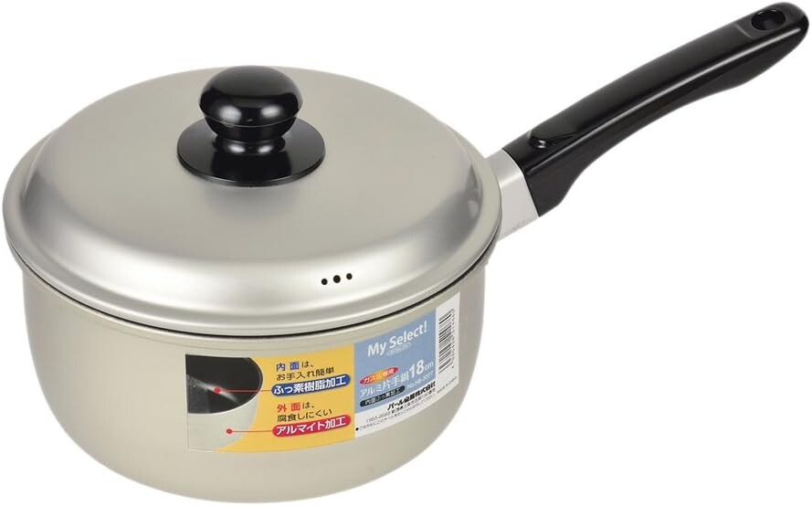 Одноручная кастрюля из жемчужного металла My Select HB-3077, 7,1 дюйма (18 см), только для газовых плит, внутренняя поверхность обработана фтором, внешняя кастрюля из анодированного алюминия,
Одноручная кастрюля из жемчужного металла My Select HB-3077, 7,1 дюйма (18 см), только для газовых плит, внутренняя поверхность обработана фтором, внешняя кастрюля из анодированного алюминия,