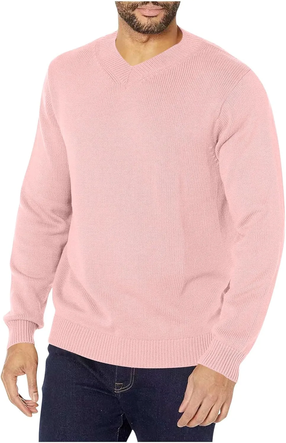 Мужской свитер с круглым вырезом и длинными рукавами, рифленый, облегающий, легкий
Мужской свитер с круглым вырезом и длинными рукавами, рифленый, облегающий, легкий