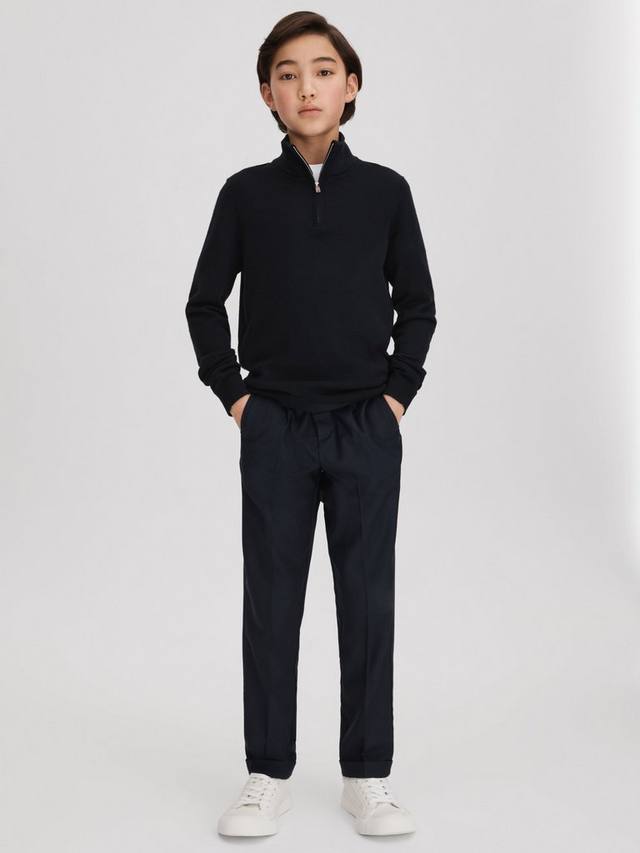 Детский свитер Blackhall с воронкообразным воротником и полумолнией из шерсти Reiss, Navy
Детский свитер Blackhall с воронкообразным воротником и полумолнией из шерсти Reiss, Navy