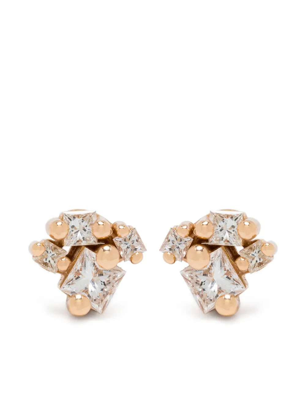 Серьги из розового золота с бриллиантами Suzanne Kalan, розовый
Серьги из розового золота с бриллиантами Suzanne Kalan, розовый