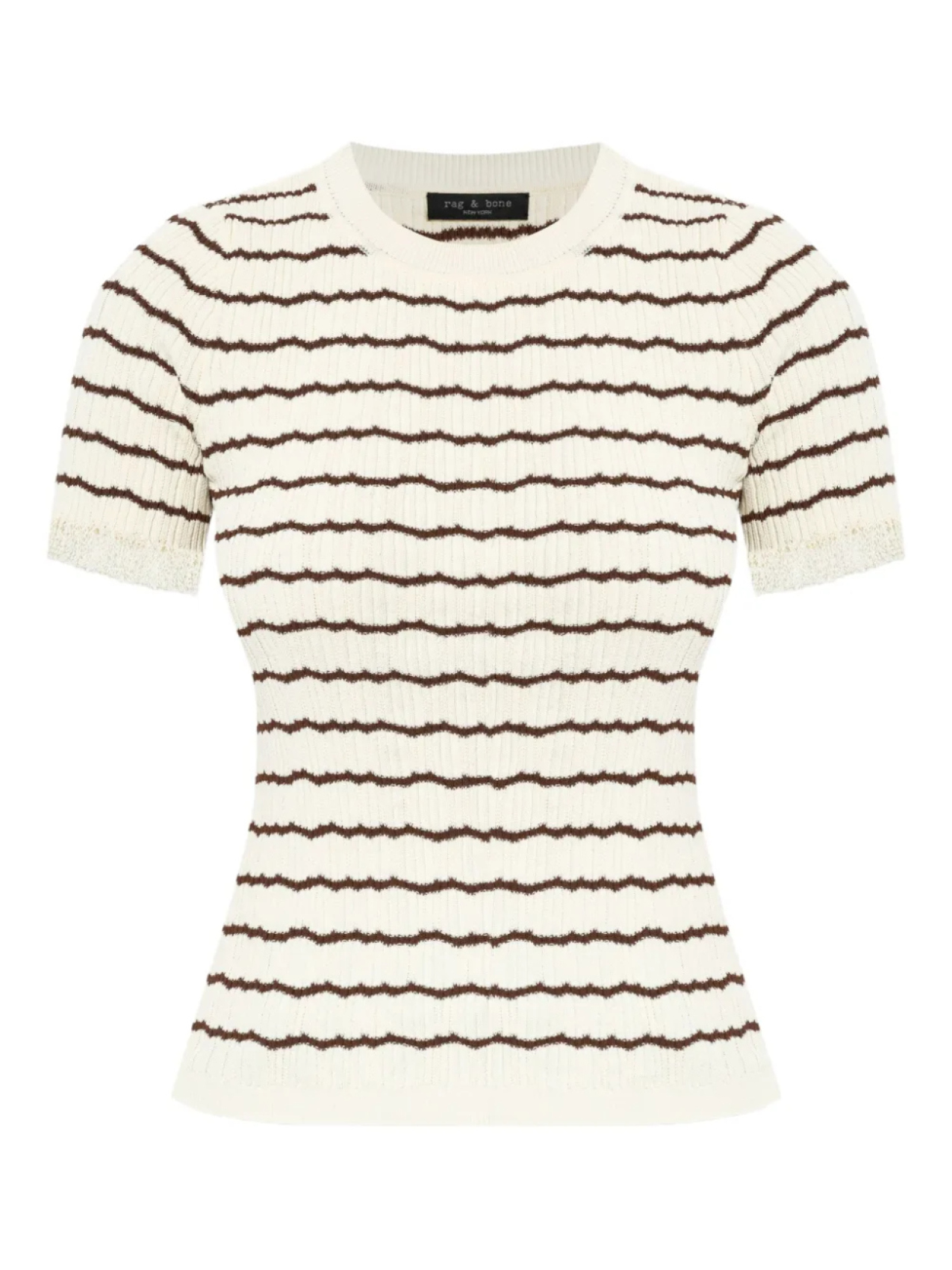 Полосатый ребристый топ rag & bone, нейтральный
Полосатый ребристый топ rag & bone, нейтральный