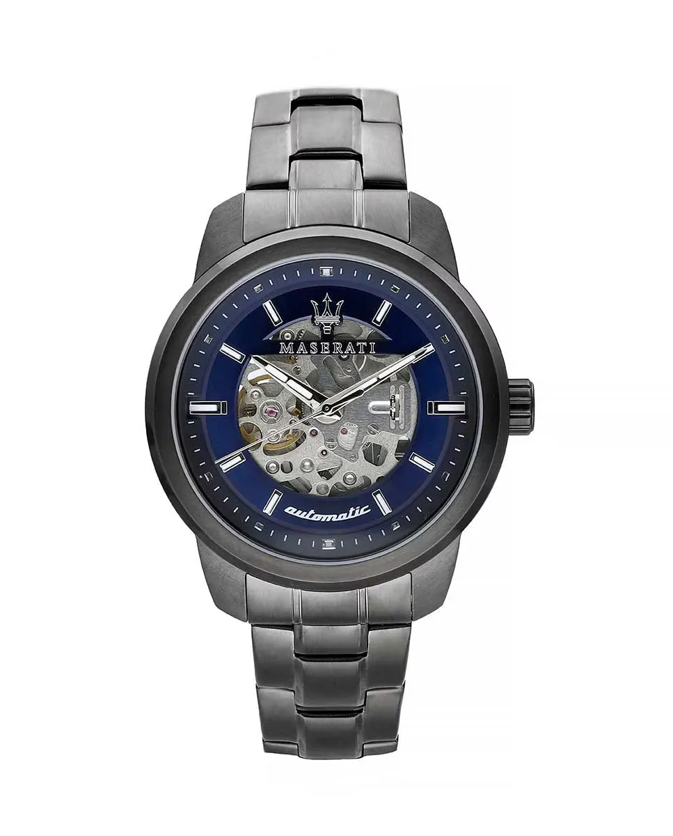 Successo R8823121001 автоматические мужские часы из стали с серым ремешком Maserati
Successo R8823121001 автоматические мужские часы из стали с серым ремешком Maserati