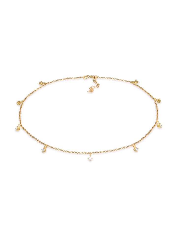 Elli Колье из серебра 925 пробы с золотым покрытием
Elli Колье из серебра 925 пробы с золотым покрытием