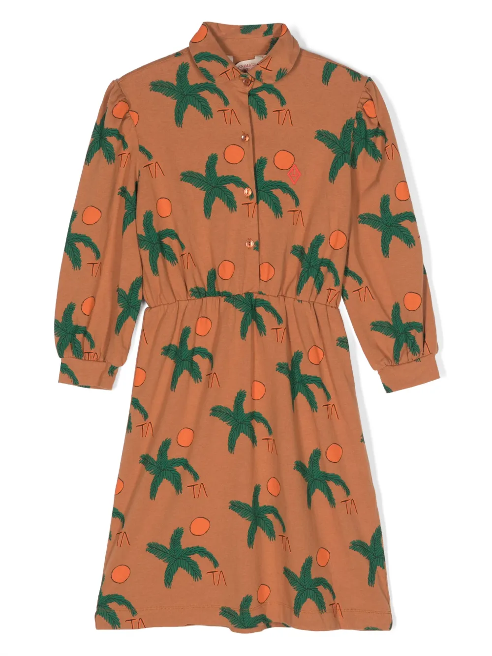 Платье Pigeon с графичным принтом The Animals Observatory, коричневый
Платье Pigeon с графичным принтом The Animals Observatory, коричневый