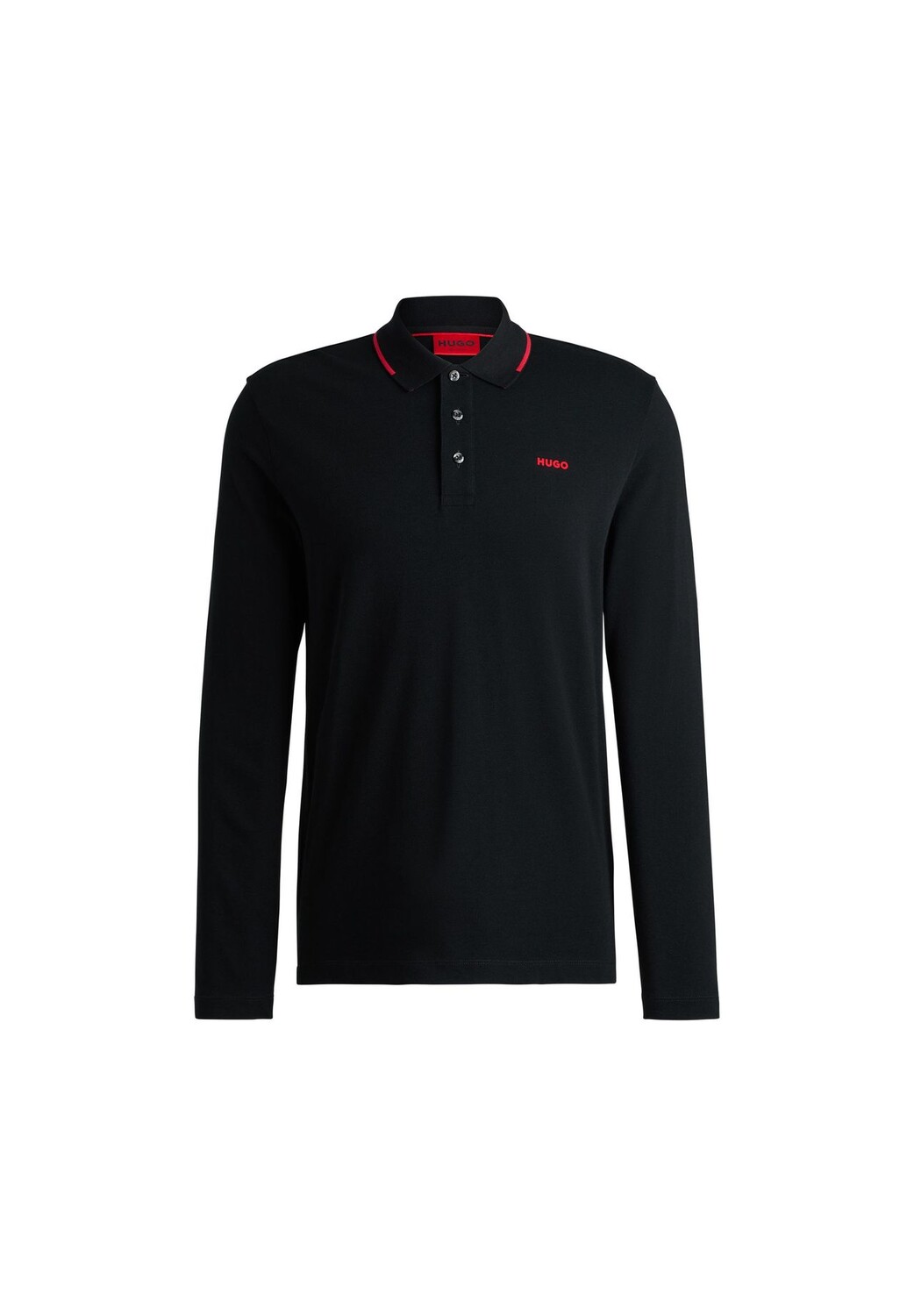 Мужская рубашка-поло, длинные рукава - Деррико, пике, планка на пуговицах, логотип, хлопок HUGO, черный
Мужская рубашка-поло, длинные рукава - Деррико, пике, планка на пуговицах, логотип, хлопок HUGO, черный