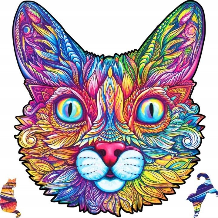 Деревянный пазл для взрослых Красочный кот М Pan i Pani Gadżet
Деревянный пазл для взрослых Красочный кот М Pan i Pani Gadżet