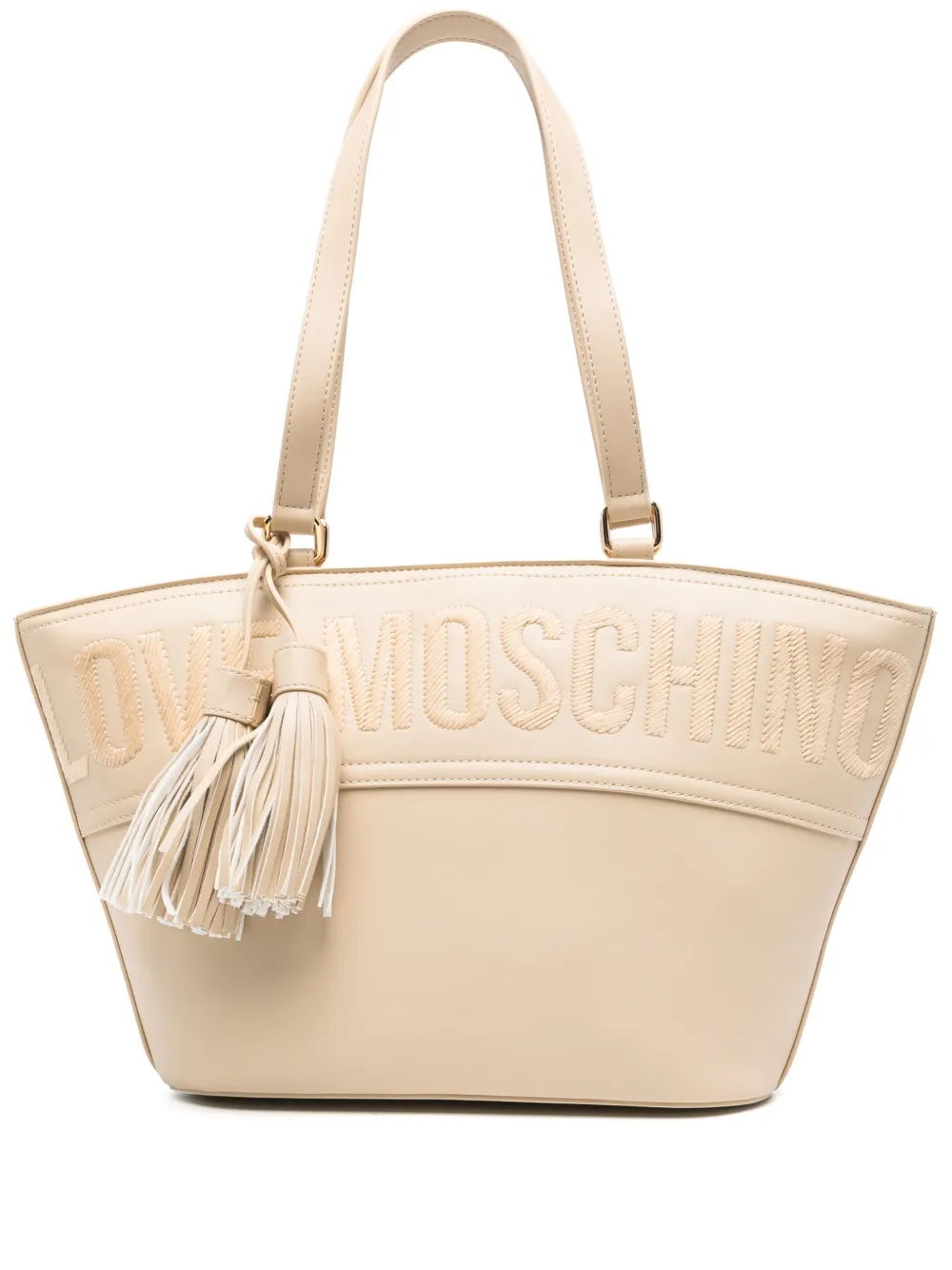 Сумка-тоут с кисточками Love Moschino, нейтральный
Сумка-тоут с кисточками Love Moschino, нейтральный