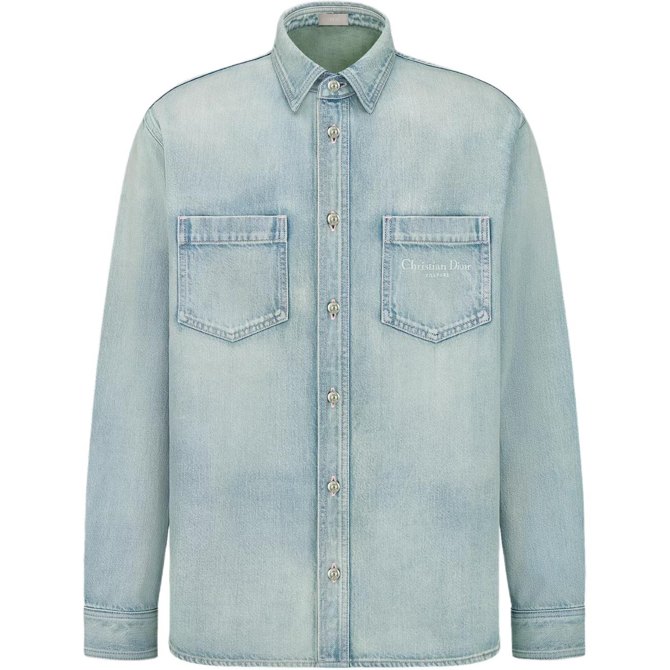 Мужская джинсовая рубашка на пуговицах DIOR, синий
Мужская джинсовая рубашка на пуговицах DIOR, синий