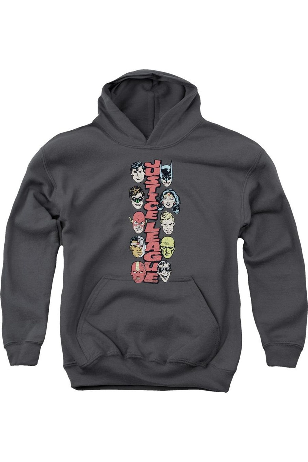 Толстовка с капюшоном DC Comics Stacked Justice Youth Gildan, Charcoal
Толстовка с капюшоном DC Comics Stacked Justice Youth Gildan, Charcoal