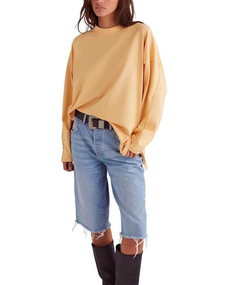 Футболка Free People Heater Tee, цвет Flax 
Футболка Free People Heater Tee, цвет Flax