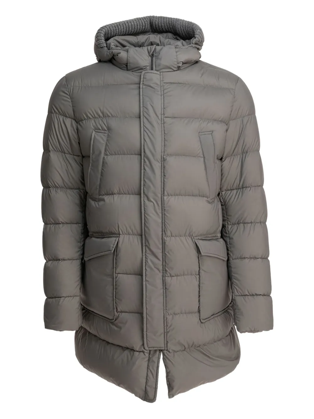 Пальто с капюшоном Herno, серый
Пальто с капюшоном Herno, серый