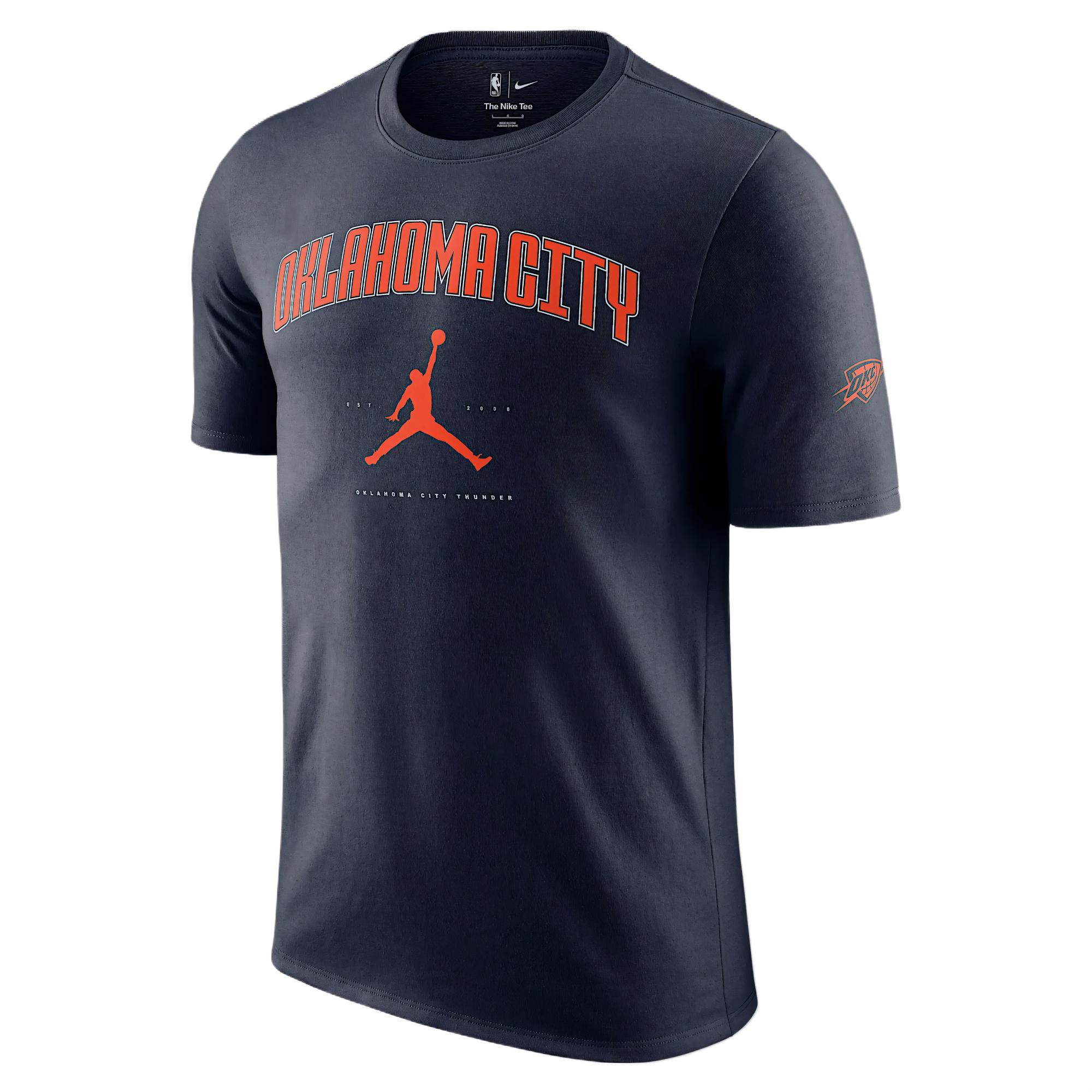 Футболка мужская Oklahoma City Thunder Essential NBA Jordan, синий
Футболка мужская Oklahoma City Thunder Essential NBA Jordan, синий