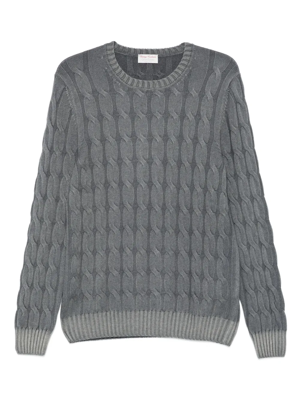 Свитер фактурной вязки с круглым вырезом Gran Sasso, серый
Свитер фактурной вязки с круглым вырезом Gran Sasso, серый