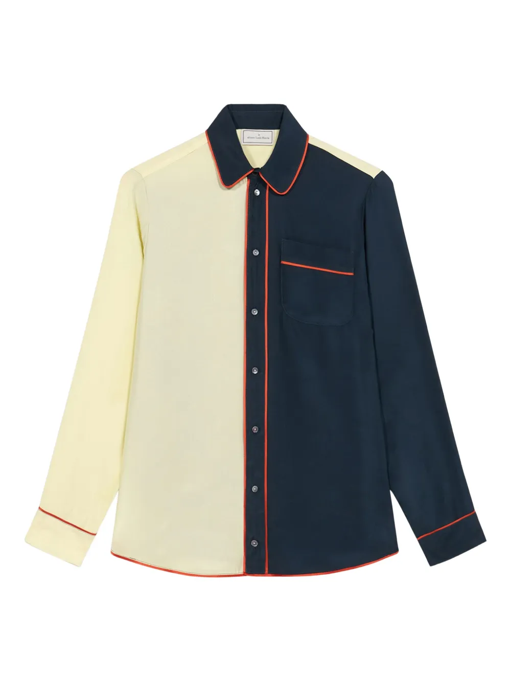 Рубашка в двух тонах Pierre-Louis Mascia, синий
Рубашка в двух тонах Pierre-Louis Mascia, синий