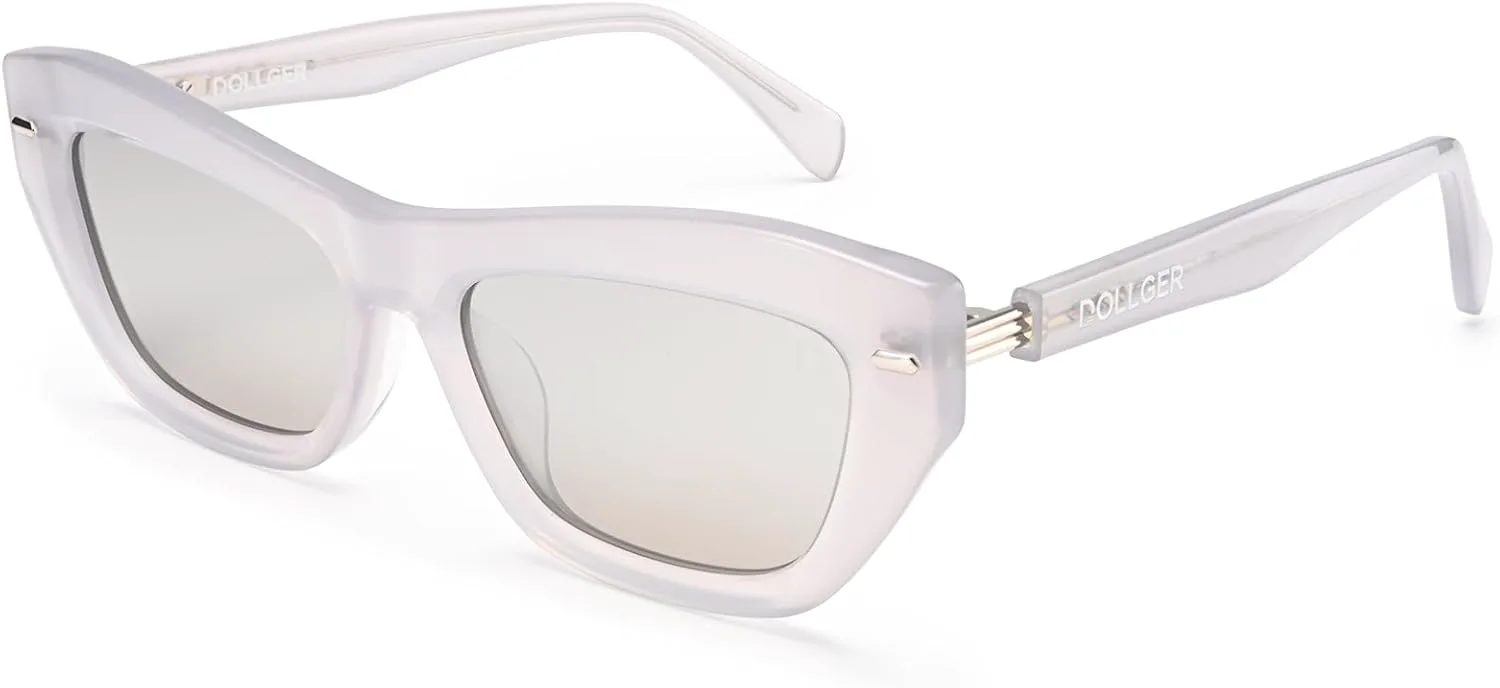 Поляризованные солнцезащитные очки Dollger Cat Eye для женщин и мужчин, модные солнцезащитные очки с защитой UV400, подходят для вождения и походов, White
Поляризованные солнцезащитные очки Dollger Cat Eye для женщин и мужчин, модные солнцезащитные очки с защитой UV400, подходят для вождения и походов, White