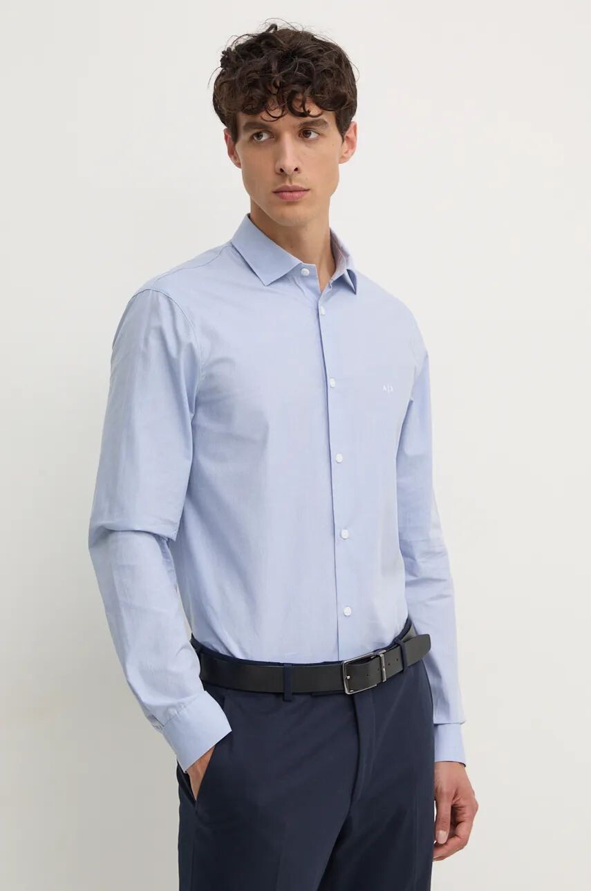 Рубашка Armani Exchange из хлопка, синий
Рубашка Armani Exchange из хлопка, синий