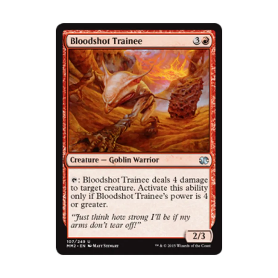 CCG Бладшот-стажер (U), MTG - Modern Masters 2015
CCG Бладшот-стажер (U), MTG - Modern Masters 2015