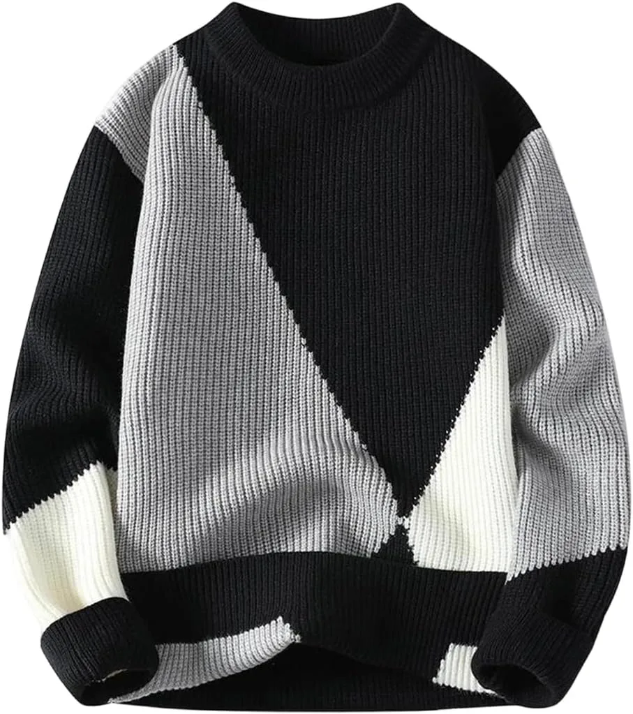 Мужской свитер с пэчворком утепленный
Мужской свитер с пэчворком утепленный